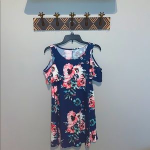 Blue Floral Dress